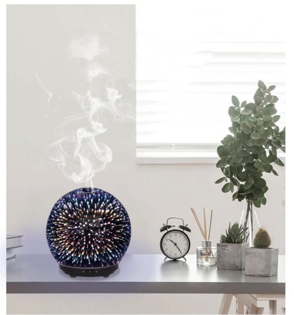 3D Glass Fireworks Aromatherapy Diffuser - Image 3