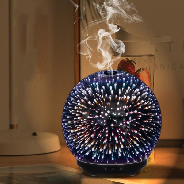 3D Glass Fireworks Aromatherapy Diffuser - Image 4