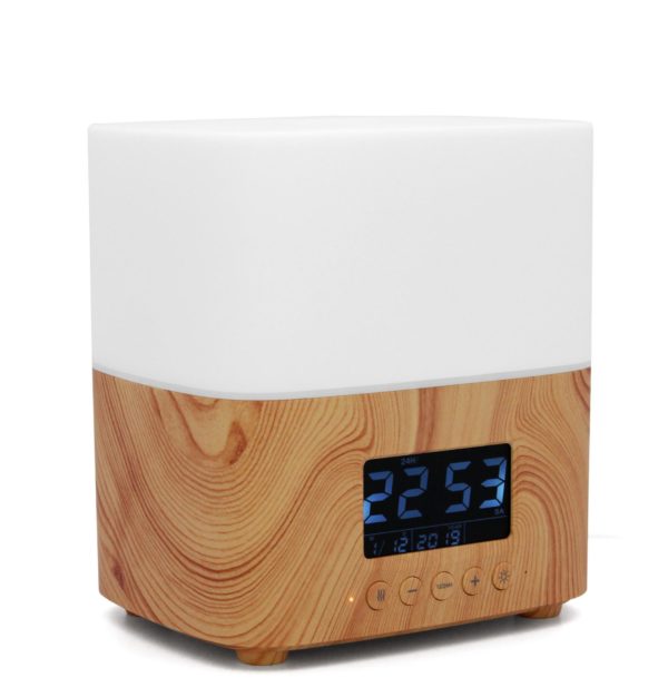 Color Cube Essential Oil Diffuser &  Alarm Clock - Image 4